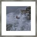 Photo In The Sea Wave Framed Print