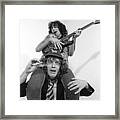 Photo Of Ac Dc And Bon Scott And Acdc Framed Print