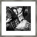 Photo Of Joe Strummer And Clash And Framed Print