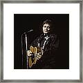 Photo Of Johnny Cash Framed Print