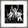 Photo Of Van Halen Framed Print