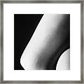 Photography Of A Womans Crossed Legs Framed Print