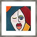 Picasso's Girl Framed Print