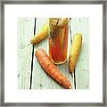 Pickled Carrots Framed Print