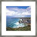 Picturesque Cornwall - Bedruthan Framed Print