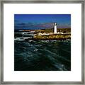 Pigeon Point Lighthouse Northern California Framed Print