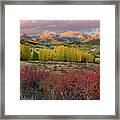 Pikes Peak - Autumn Framed Print