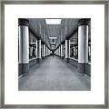Pilars And Mirrors Framed Print