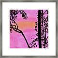 Pink Sky Sunset Framed Print