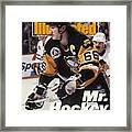 Pittsburgh Penguins Mario Lemieux, 1992 Nhl Stanley Cup Sports Illustrated Cover Framed Print