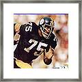 Pittsburgh Steelers Joe Greene... Sports Illustrated Cover Framed Print