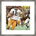 Pittsburgh Steelers Qb Terry Bradshaw, Super Bowl Ix Sports Illustrated Cover Framed Print
