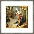 'plague In Rome', 1869, Oil On Canvas, 131 X 176.5 Cm. Framed Print
