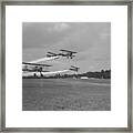 Planes Spraying For Mosquitos Framed Print