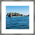 Plate Island Rugged Shoreline With Framed Print