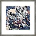 Player Running With Ball Framed Print