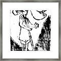 Poet Reading To Wind Clouds 15 Framed Print