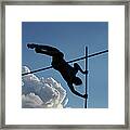 Pole Vault Framed Print