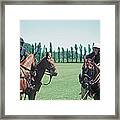 Polo In Argentina Framed Print