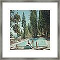 Pool At Lake Tahoe Framed Print