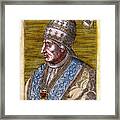 Pope Innocent Vii C1336-1406, C19th Framed Print