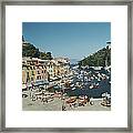 Portofino Harbour Framed Print