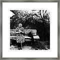 Portrait Of An Old Woman Framed Print
