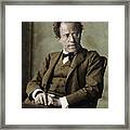 Portrait Of Gustav Mahler, Austrian Composer And Conductor Framed Print