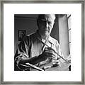 Portrait Of Lyonel Feininger Framed Print