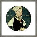 Portrait Of Mrs Pemberton, C1535 Framed Print