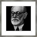 Portrait Of Sigmund  Freud Framed Print