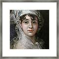 Portrait Of The Actress Antonia Zarate Framed Print
