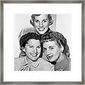 Portrait Of The Andrews Sisters Framed Print