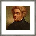 Portrait Of The Poet Adam Mickiewicz Framed Print