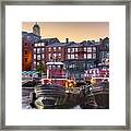 Portsmouth, New Hampshire, Usa Town Framed Print