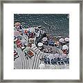 Positano Beach Framed Print