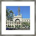 Post And Telegraph Building In Valencia, Spain Framed Print