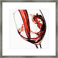 Pouring Red Wine Framed Print