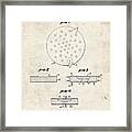 Pp1113-vintage Parchment Transistor Semiconductor Patent Poster Framed Print
