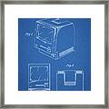 Pp176- Blueprint First Macintosh Computer Poster Framed Print