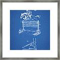 Pp507-blueprint Equestrian Training Oxer Patent Poster Framed Print