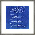 Pp69-faded Blueprint Lockheed Xp-58 Chain Lightning Poster Framed Print