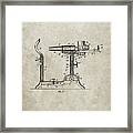 Pp974-sandstone Ophthalmoscope Patent Framed Print