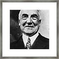 President Harding Framed Print