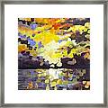 Primarily Yellow Sky Framed Print