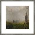 Procession In The Fog. Oil On Canvas -1828- 81.5 X 105.5 Cm. Framed Print