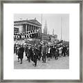 Processiondemonstration On May-day Framed Print