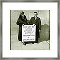 Prohibition Is Uncivilized Framed Print
