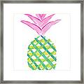 Punched Up Pineapple Ii Framed Print