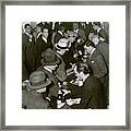 Purchasing Alcohol In A Speakeasy Framed Print